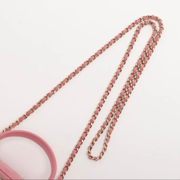 Chanel No. 1 Matelasse Lambskin ChainShoulder Bag Gold Metal Red